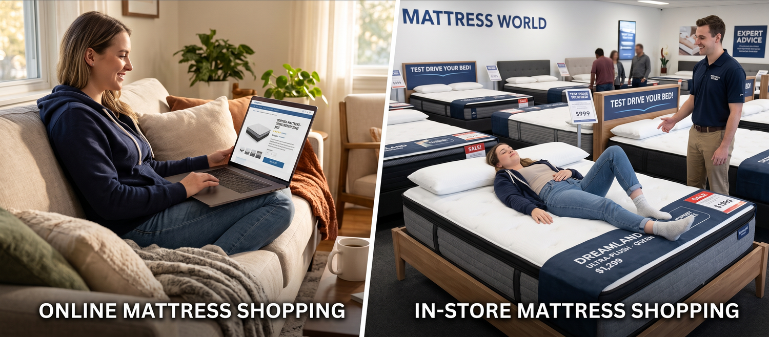 Online Mattress Shopping vs. In Store Shopping