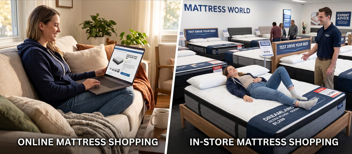 Online Mattress Shopping vs. In Store Shopping